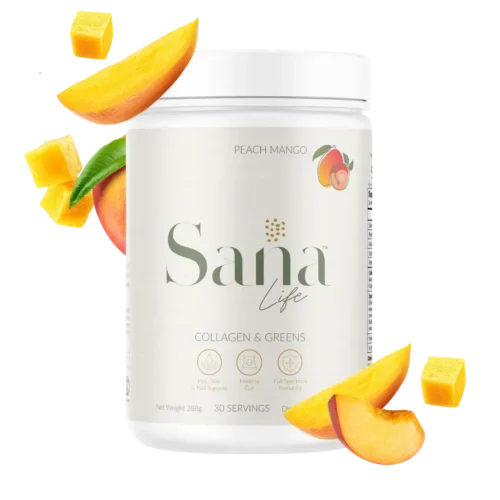 Sana Life - Peach Mango Collagen & Greens